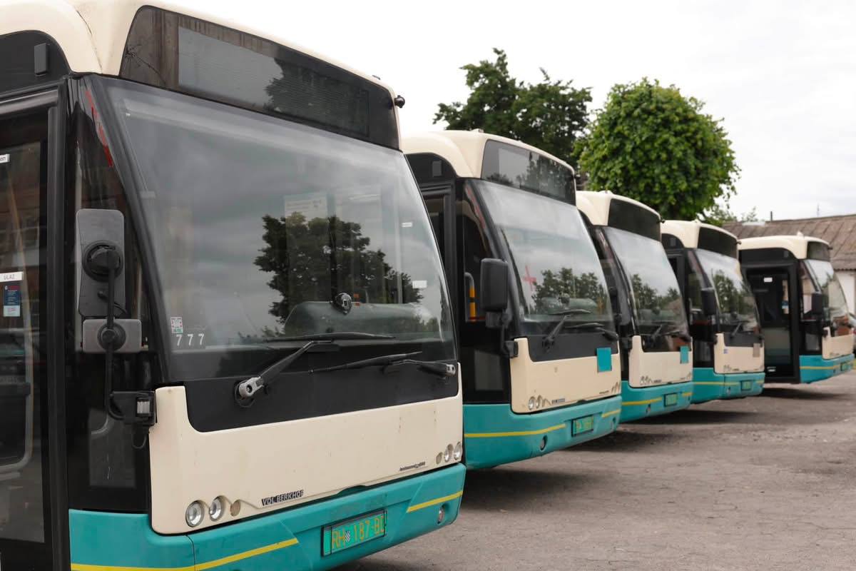 Жмеринська громада отримала п’ять автобусів від партнерів із Хорватії